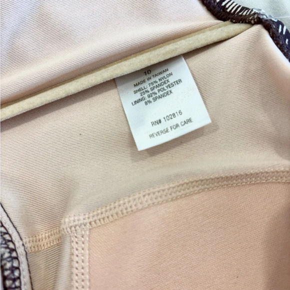 Garnet Hill Women’s Tankini Halter Top Swim Brown Beige Tan NWT - Picture 6 of 6